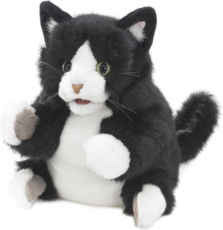 Folkmanis Handpuppe Tuxedo Kätzchen/Tuxedo Kitten
