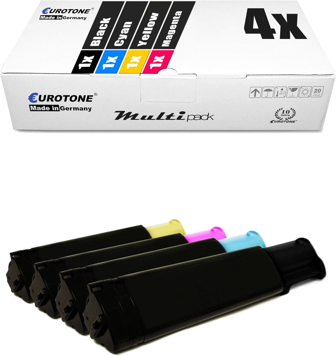 4X Müller Printware Toner für Epson Aculaser CX 11 NF NFC NFT NFCT N ersetzt Schwarz Blau Rot Gelb S