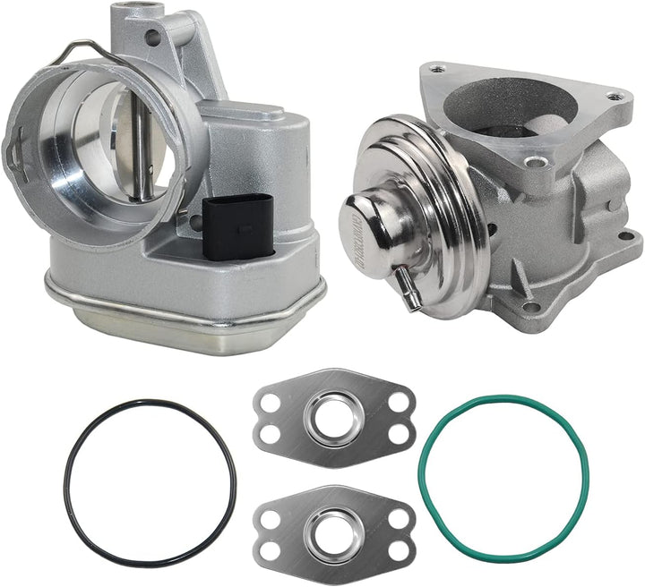 Drosselklappenstutzen + EGR Ventil 038128063 G