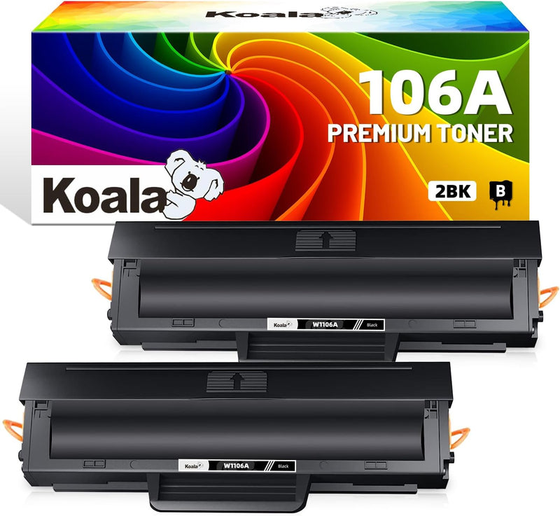 Koala Kompatible Tonerkartusche als Ersatz für HP 106A W1106A Toner für Laser MFP 135wg 137fwg 137fn