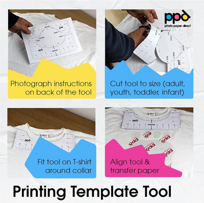 PPD 70xA4 Inkjet Premium Transferpapier Hell/Dunkel, für Bügeleisen und Transferpresse PPD-5-70