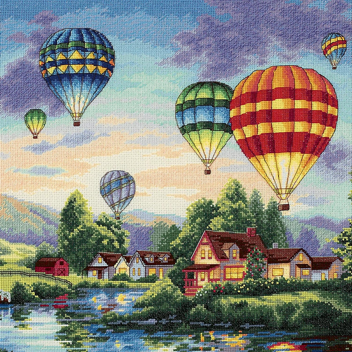 Dimensions Gezählter Kreuzstick Set, Balloon Glow, Standart Ballon, Glanz, Ballon, Glanz