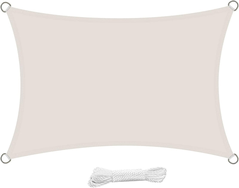 swift Sonnensegel Wasserdicht Rechteckig 3x5 Meter UV Schutz Polyester Wasserabweisend Rechteck 3x5m