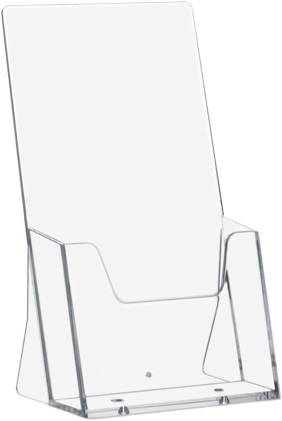 10 Stück DIN Lang (99x210mm) Prospekthalter/Prospektständer/Flyerhalter/Flyerständer/Tischprospektha