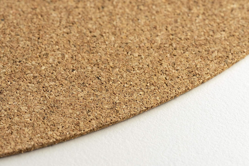 Pro-Ject Cork Mat Plattentellerauflagematte aus Naturkork & Pro-Ject Clean it Karbonfaser Nadelbürst