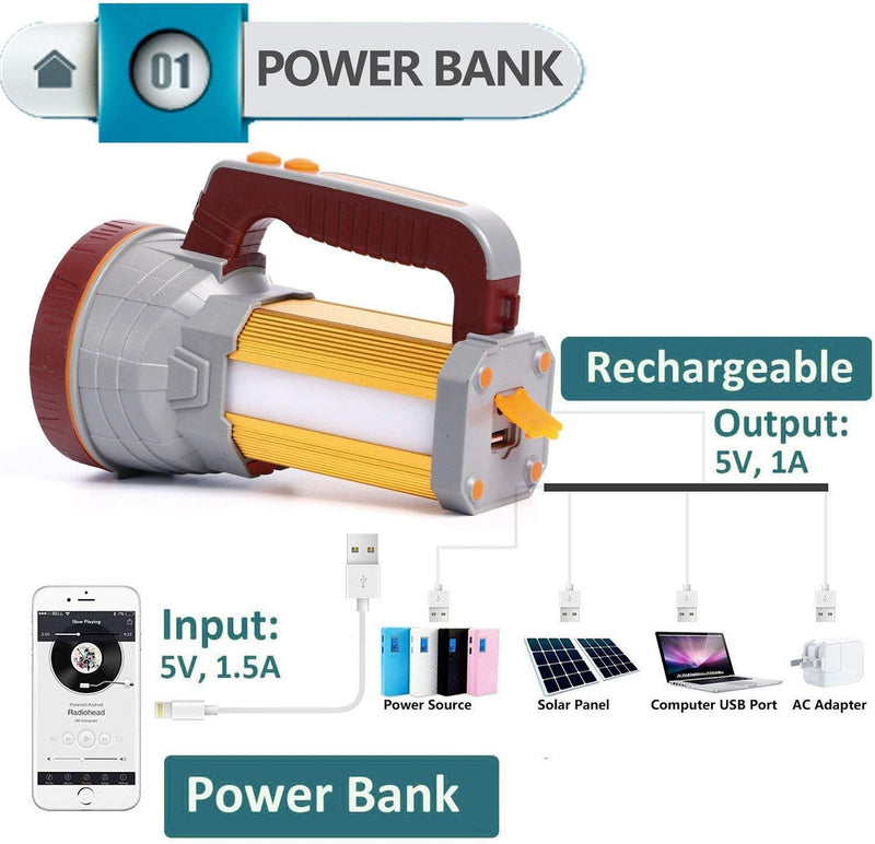 AF-WAN LED LED Suchscheinwerfer Wiederaufladbare Handheld Scheinwerfer Hochleistungs Super Bright 90