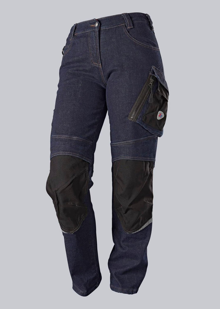 BP 1973-031-0004-36/34 Jeans für Frauen, Schlanke Silhouette, 340,00 g/m² Baumwolle mit Stretch, tie