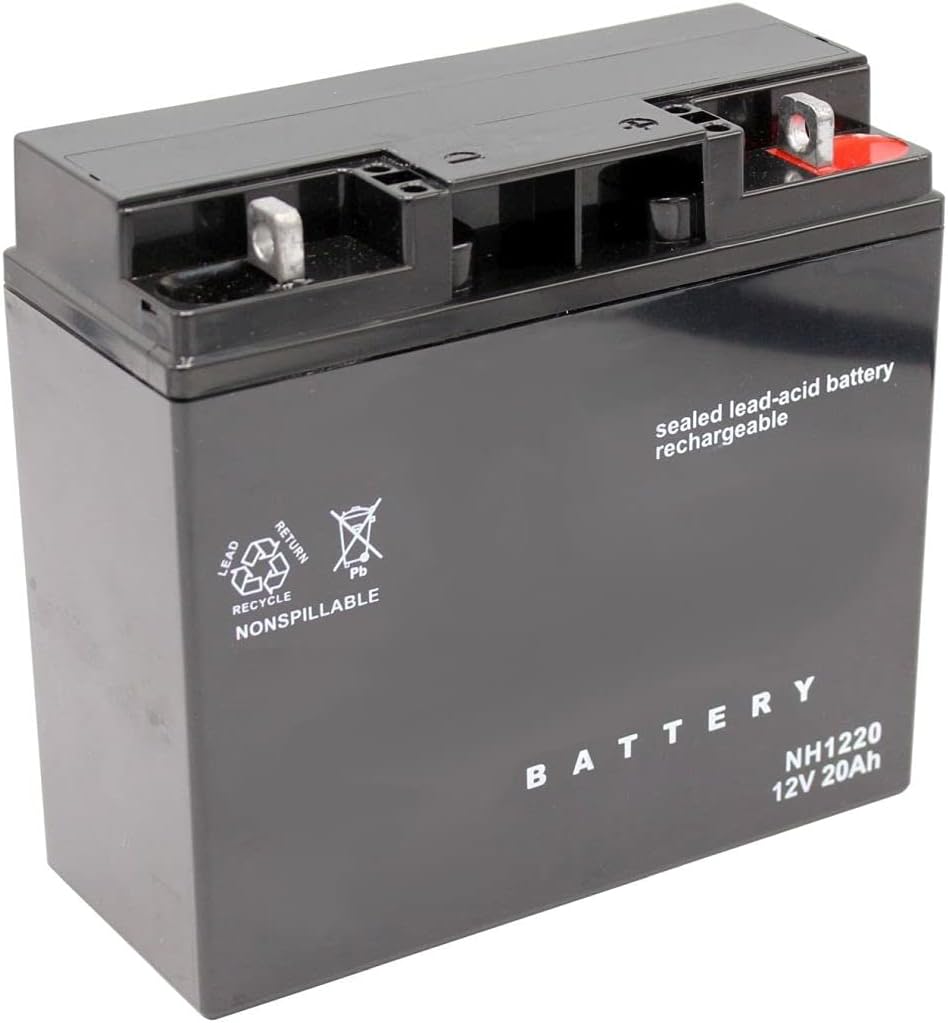 SECURA Gel-Batterie 12V 20Ah kompatibel mit Concord T13-102 Rasentraktor