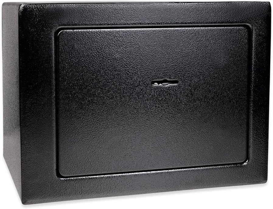 Schramm® Safe Tresor mit Schloss Minisafe Minitresor Wandtresor Möbeltresor Wandsafe mit Schlüssel S