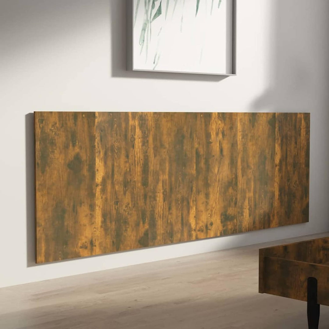 Tidyard Bett-Kopfteil Polsterkopfteil Räuchereiche240 x 1,5 x 80 cm (L x B x H) Holzwerkstoff Bett B