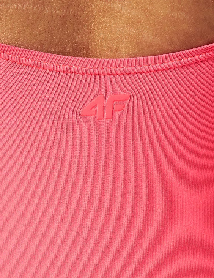 4F Damen Swim Suit F029 Badeanzug, PINK NEON,