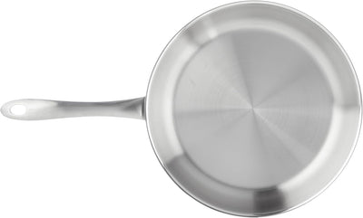 Fissler Catania / Edelstahl-Pfanne (Ø 28 cm), unbeschichtete Stielpfanne, Schmorpfanne, ideal zum kr