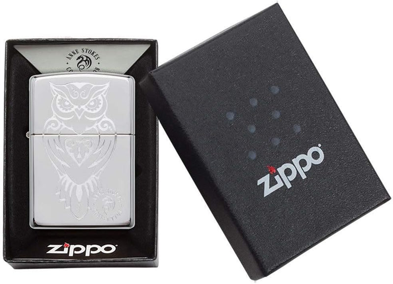 Zippo - Anne Stokes Collection - High Polish Chrome, Lustre - Sturmfeuerzeug, befüllbar, in hochwert