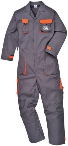 Portwest Portwest Texo Kontrast Overall, Grösse: S, Farbe: Grau, TX15GRRS Grau S, Grau S