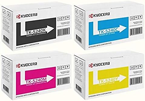 4x TK-5240 Kyocera Original Toner Ecosys M5526cdn M5526cdw P5026cdn P5026cdw - inkl. Tonerliga Touch