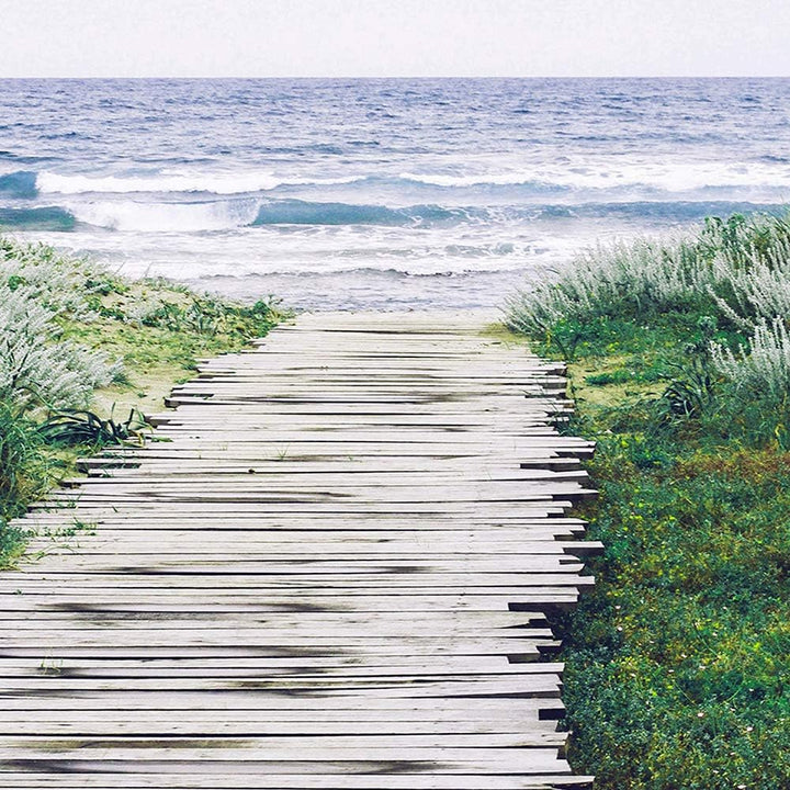 Feeby Viles - Leinwand Bilder - Fensterblick Natur- 120x80 cm- Deko Wohnzimmer - Wandbilder Schlafzi