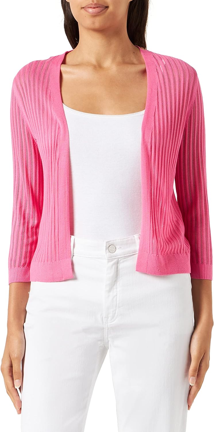 s.Oliver Damen Strickjacke 38 Rosa 4426, 38 Rosa 4426