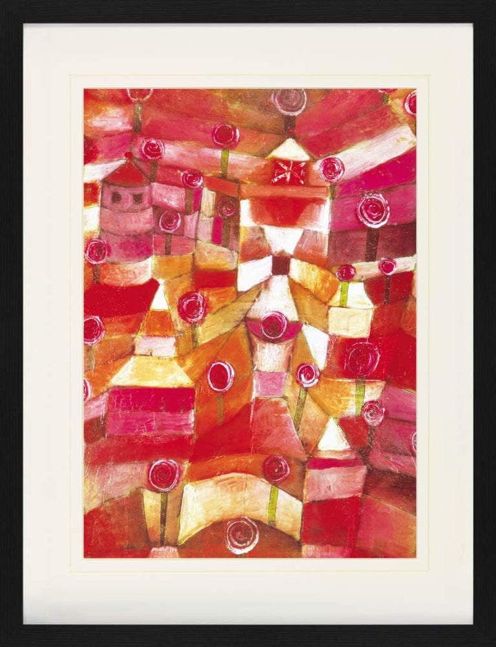 1art1 Paul Klee Poster Rosengarten, 1920 Gerahmtes Bild Mit Edlem Passepartout | Wand-Bilder | Im Bi