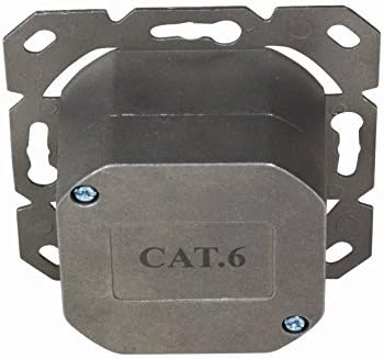 BIGtec 5 Stück Netzwerkdose CAT6 universal LAN Dose Kombidose Aufputz oder Unterputz Gigabit Netzwer