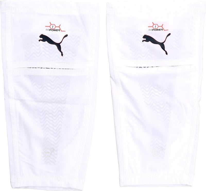 PUMA Schienbeinschoner EVO Power 1 Slip M Lava Blast/Total Eclipse/White, M Lava Blast/Total Eclipse