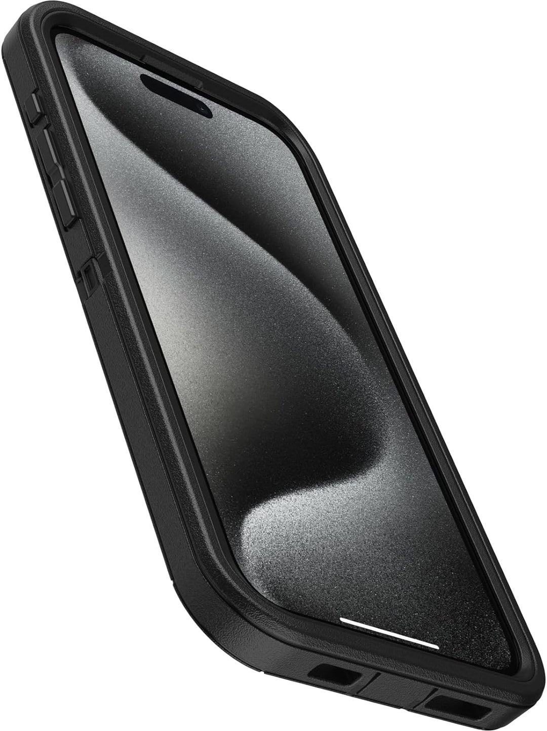 OtterBox Schutzhülle für iPhone 15 Pro Max (nur) Defender Series – Schwarz, Bildschirmlos, robust un
