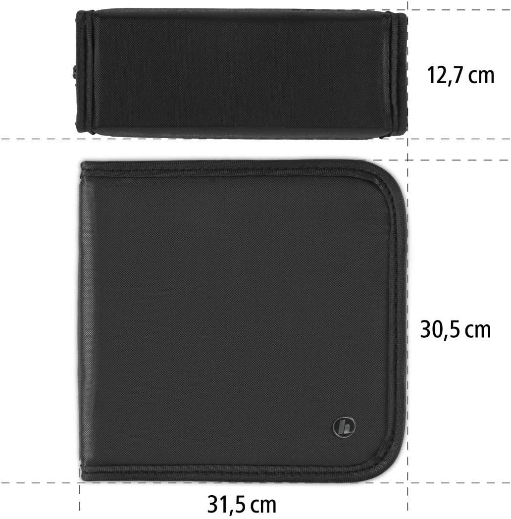 Hama CD Tasche mit Pflegetuch für 304 Discs / CD / DVD / Blu-ray (Mappe zur Aufbewahrung , platzspar