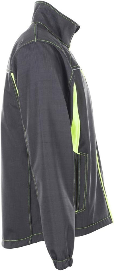 Planam Grösse XS Unisex Basalt Neon Softshelljacke anthrazit gelb Modell 6290 Anthrazit/Gelb XS, Ant