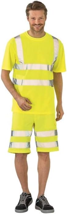 Planam 2096056 Warnschutz T-Shirt, Uni Gelb, Grösse XL