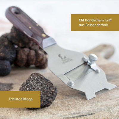 TruffleHunter – Professioneller Trüffelhobel – Verstellbarer Trüffelhobel aus Edelstahl