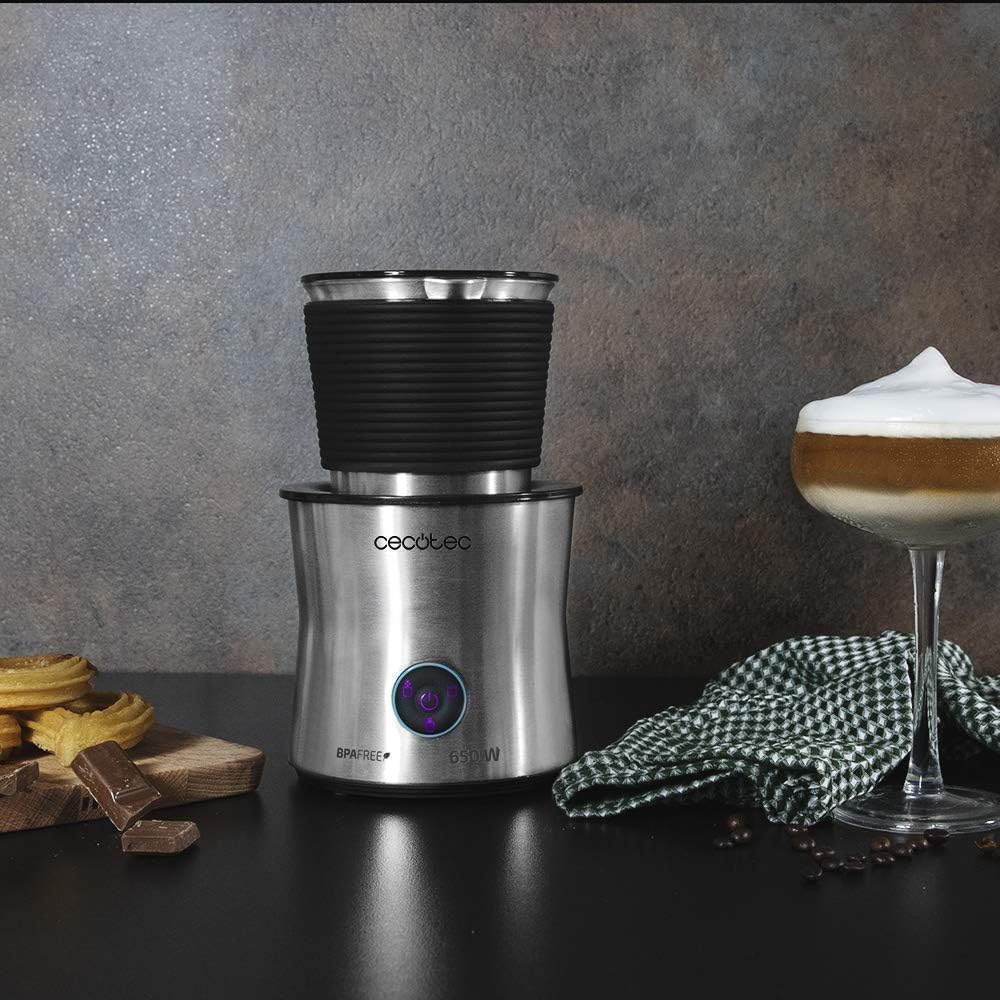 Cecotec Milchaufschäumer Power Moca Spume. Fassungsvermögen: 400 ml, spülmaschinengeeignet, geeignet