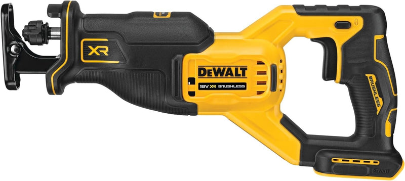 Dewalt 18V XR Akku-Säbelsäge DCS382N (bürstenloser Motor, sehr kompakt, max. Schnittleistung 300mm,