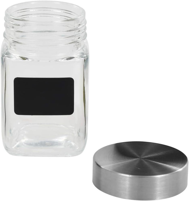 Festnight 24er Set Vorratsgläser mit Aufkleber Marmeladenglas Einmachglas Einweckglas mit Deckel 300
