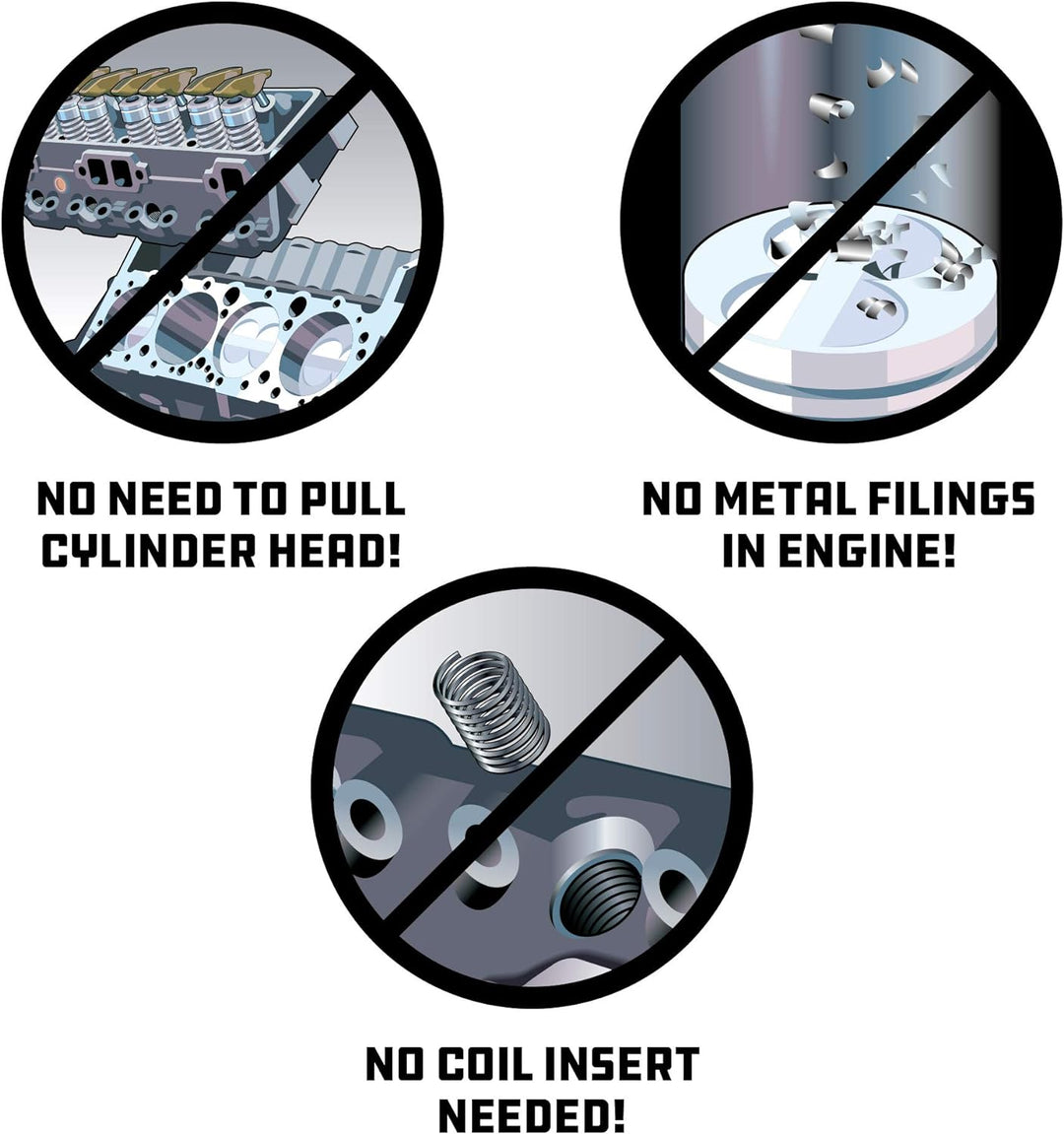 Powerbuilt 14 mm Gewinde-Reparaturwerkzeug – 640811 14mm, 14mm