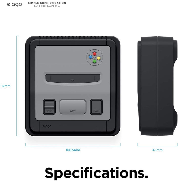 elago T4 Case Hülle Kompatibel mit Apple TV 4K und Kompatibel mit Apple TV HD – Kompatibel mit Allen