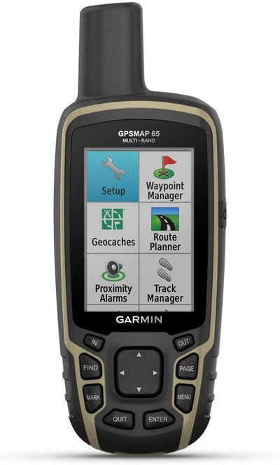 Garmin GPSMAP 65 - GPS Outdoor-Hand-Navigationsgerät - inkl. Tragetasche