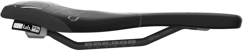 SQlab 611 Ergowave Active Carbon, MTB Tech & Trail Fahrradsattel 12 cm Schwarz, 12 cm Schwarz