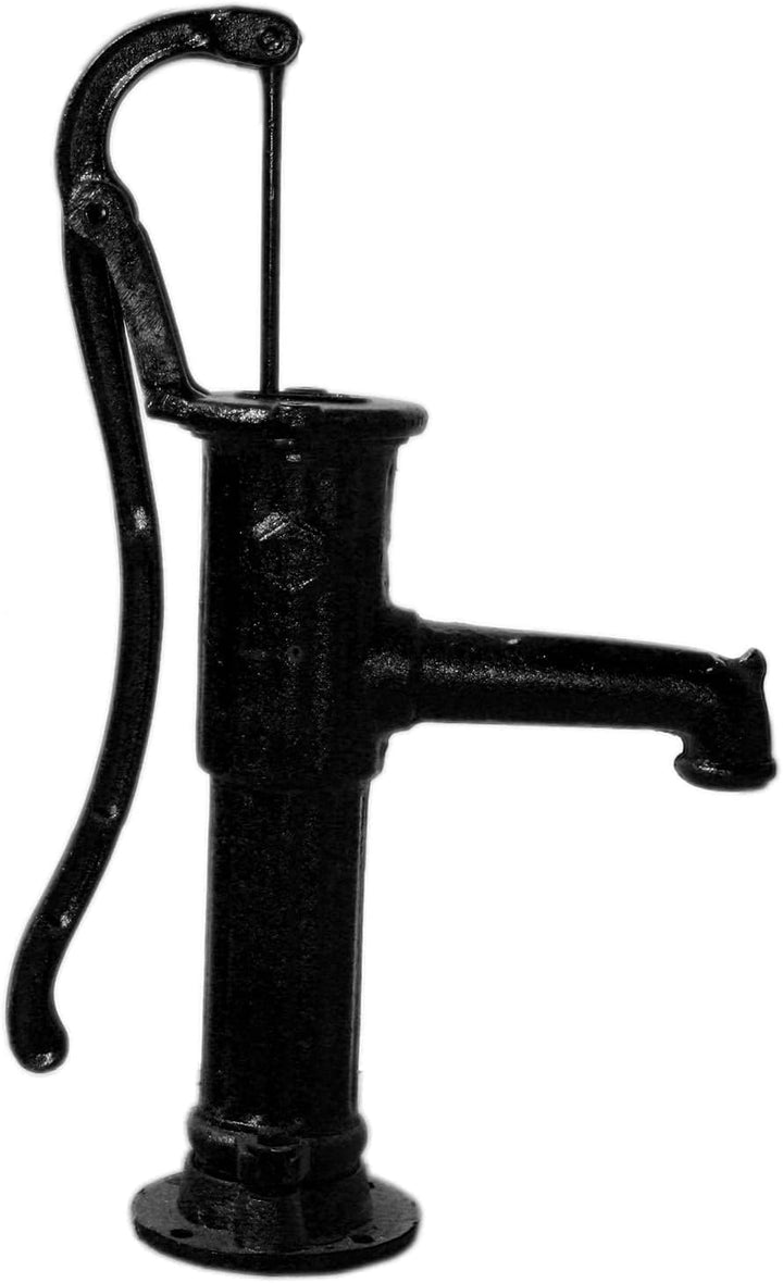 Schwengelpumpe Typ 75 schwarz Gartenpumpe mit Rundflansch