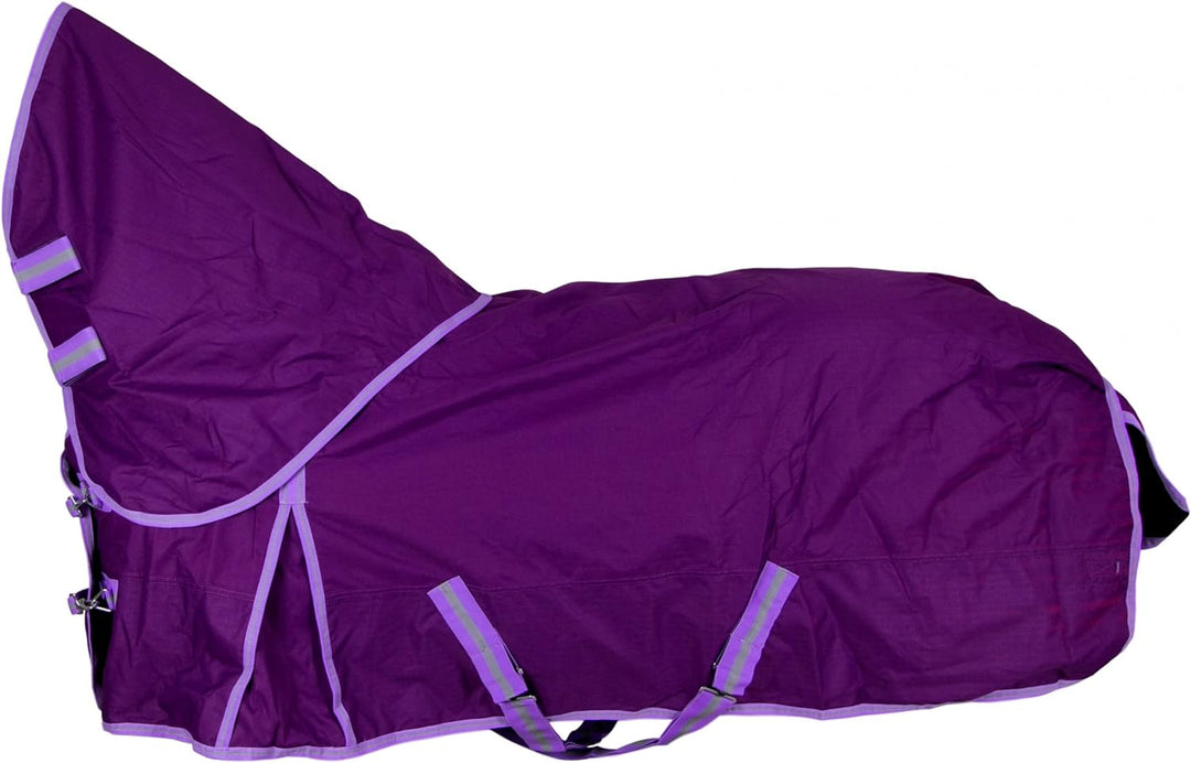 RL24 - Weidedecke Full Neck Basicline 600D Nylonfutter mit Füllung | Pferde Winterdecke | wasserdich