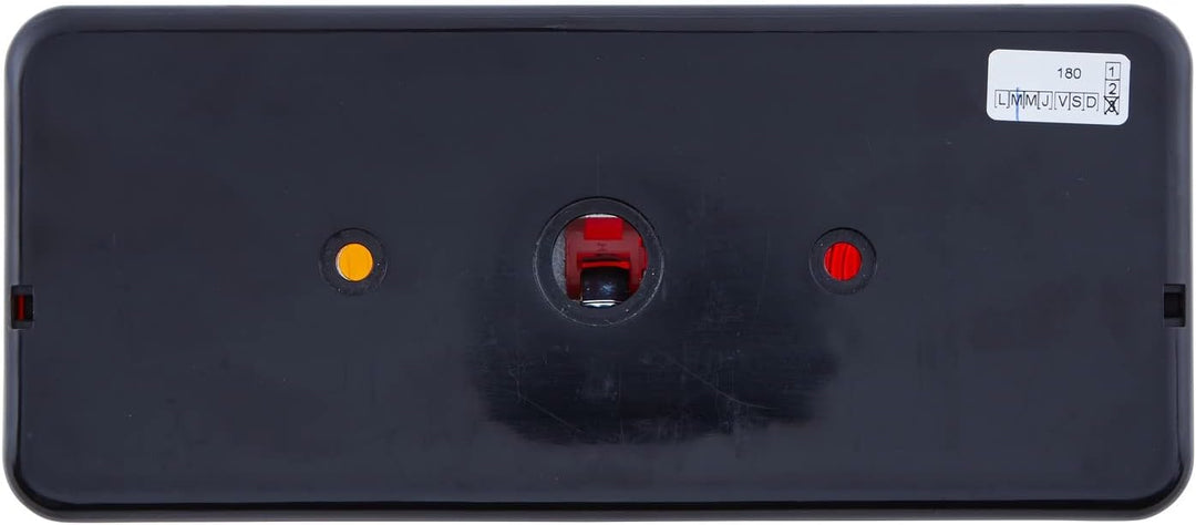 HELLA - Heckleuchte - Glühlampe - 12/24V - Anbau/geschraubt - Lichtscheibenfarbe: rot/gelb - Stecker
