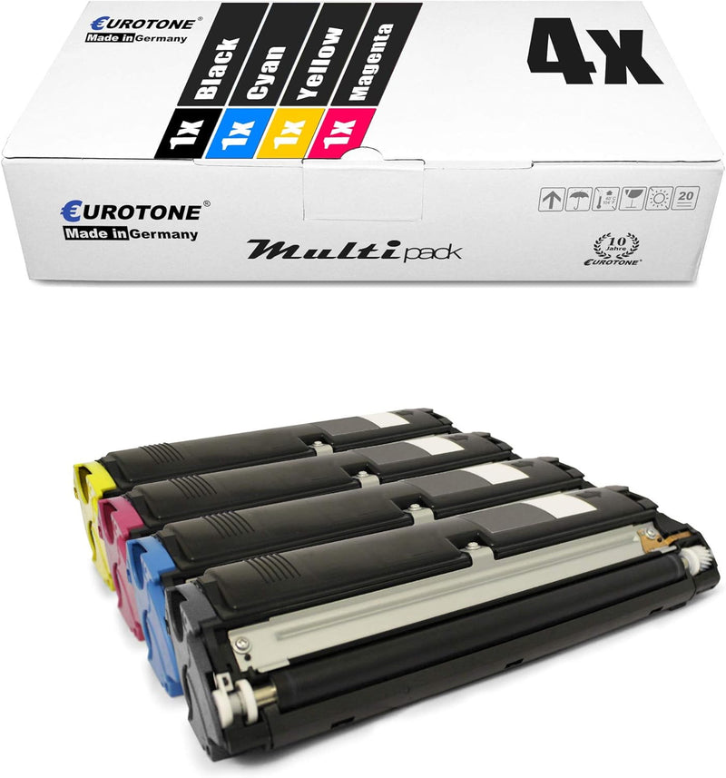 Eurotone 4X Müller Printware Toner für Konica Minolta Magicolor 2400 2430 2450 2480 2490 2500 2530 2