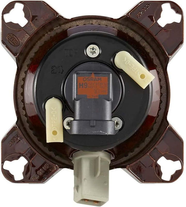 HELLA - Halogen/FF-Scheinwerfereinsatz, Fernscheinwerfer - 90mm Essential - 12V - rund - Referenzzah