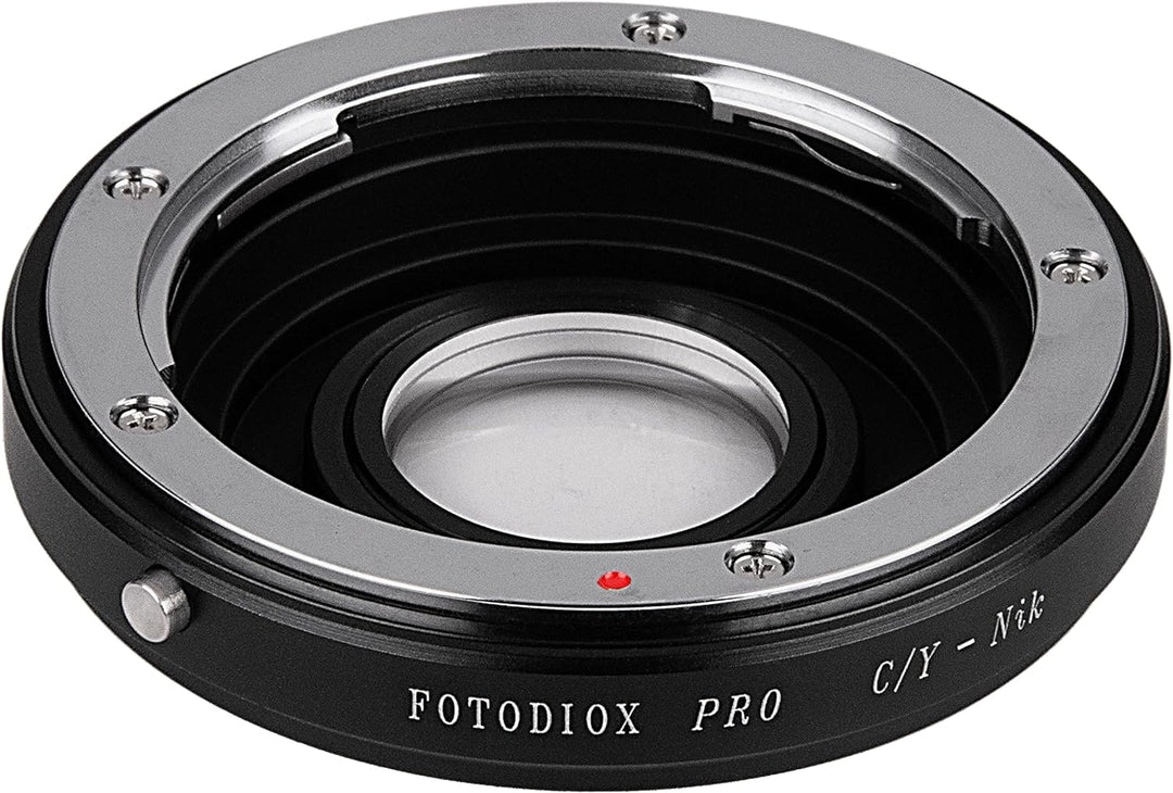 Fotodiox Pro Lens Mount Adapter Compatible with Contax/Yashica (CY) Lenses on Nikon F-Mount Cameras