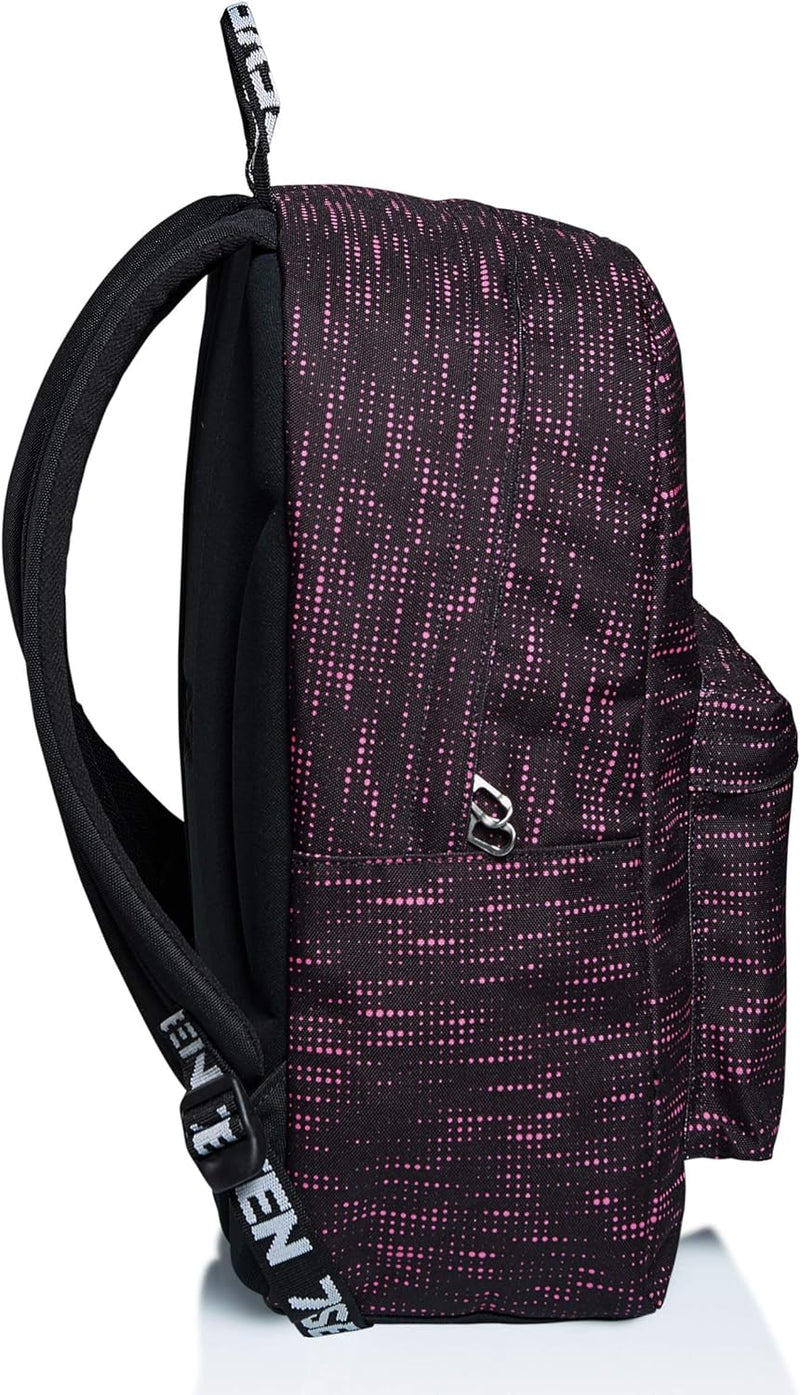 Seven Imusicpack Rucksack, Rosa, inklusive Stereokopfhörern, Schule und Freizeit Leuchtpink I, Leuch