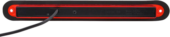 HELLA - Zusatzbremsleuchte - LED - 24V - Einbau - Lichtscheibenfarbe: rot - LED-Lichtfarbe: rot - Ka