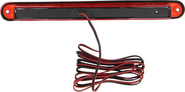 HELLA - Zusatzbremsleuchte - LED - 12V - Einbau - Lichtscheibenfarbe: rot - LED-Lichtfarbe: rot - Ka