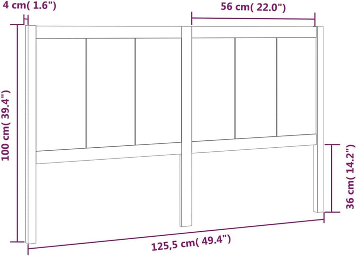 Tidyard Kopfteil für Bett, Kopfteil aus Holz, Kopfenden Holzbretter Betthaupt Bettkopfteil,für Bett,