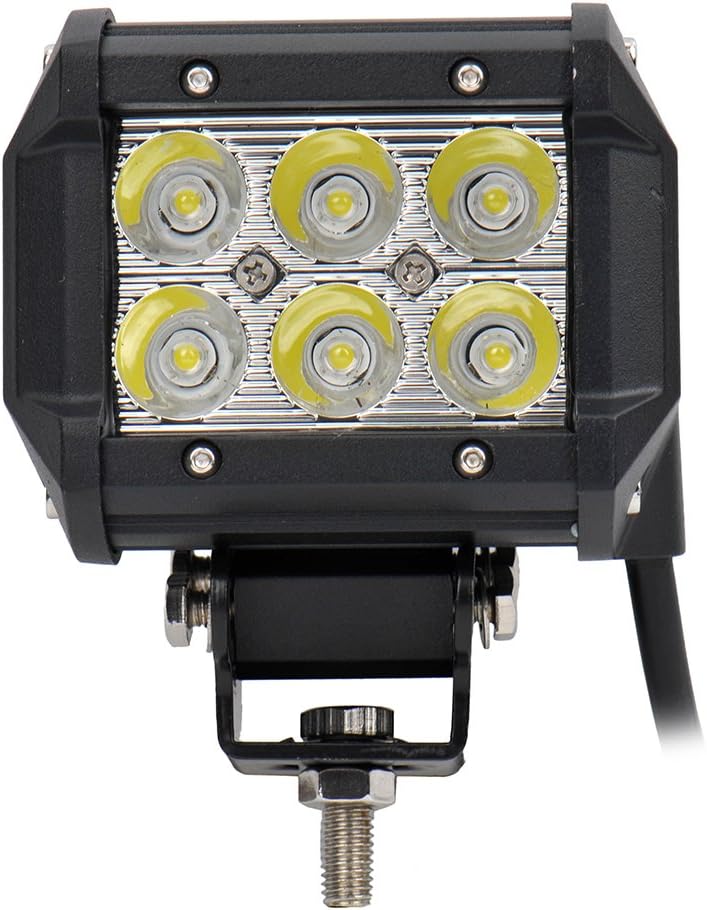 Greenmigo 6X 18W LED Arbeitsscheinwerfer Offroad Lampe Flood Scheinwerfer LED Arbeitslicht Light Bar