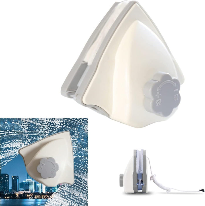 Hooha Fensterputzer Magnetisch mit Regulierbarer Magnetische, Doppelseitiger Magnetischer Fensterrei