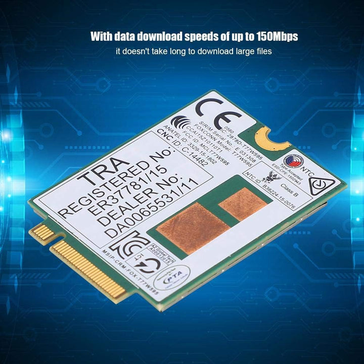 T77W595 4G Modul, 150 Mbit/s 4G LTE Modul Für HP EliteBook G3 / G4 (745 755 820 840 850), ProBook G2