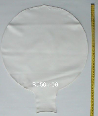 Riesenluftballon von Ballonpoint - Ø210cm /83inch, Umfang 650cm unbedruckt, Ballonfarbe WEISS, XXL R